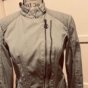 Armani Exchange Women's Utility Jacket in Gray